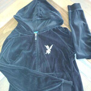 Tinkerbelle velour zip-up hoodie